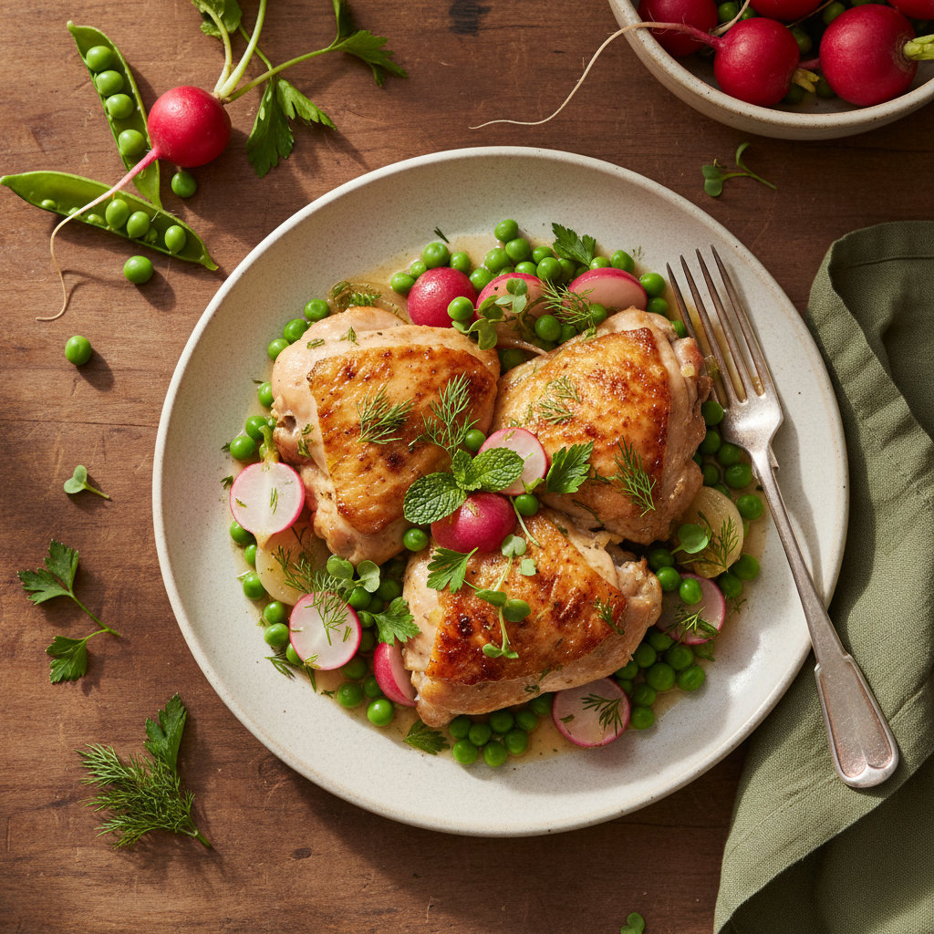 Radish Pea Chicken Recipe | Tasty Meals Blog